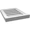 Ekena Millwork Vertical Surface Mount PVC Gable Vent: Functional, w/ 2"W x 2"P Brickmould Sill Frame, 14"W x 18"H GVPVE14X1803SF - alternate 3